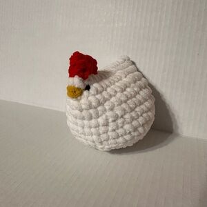 Handmade crochet hen